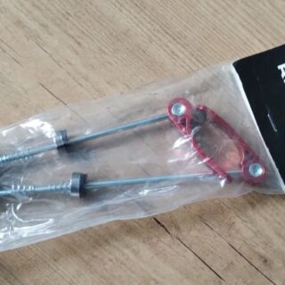 Achse, Schnellspanner, 100mm+135mm, rot