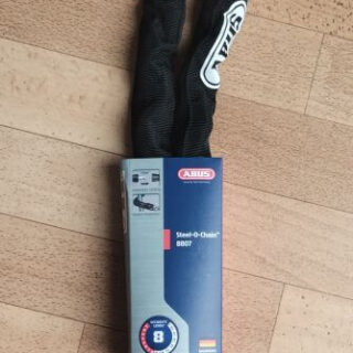 Kettenschloss, Schluessel, 110cm, Klasse 8, Abus, Steel-O-Chain 8807