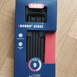 Faltschloss, Zahlen, 90cm, Klasse 9, Abus, Bordo 6100C