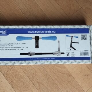 Drehspindel mit T-Griff Gewindestange 360 mm Gewindemuffe und Drucklager für 1" und 1 1/8"