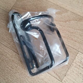 Trinkflaschenhalter, Schwarz, Metall